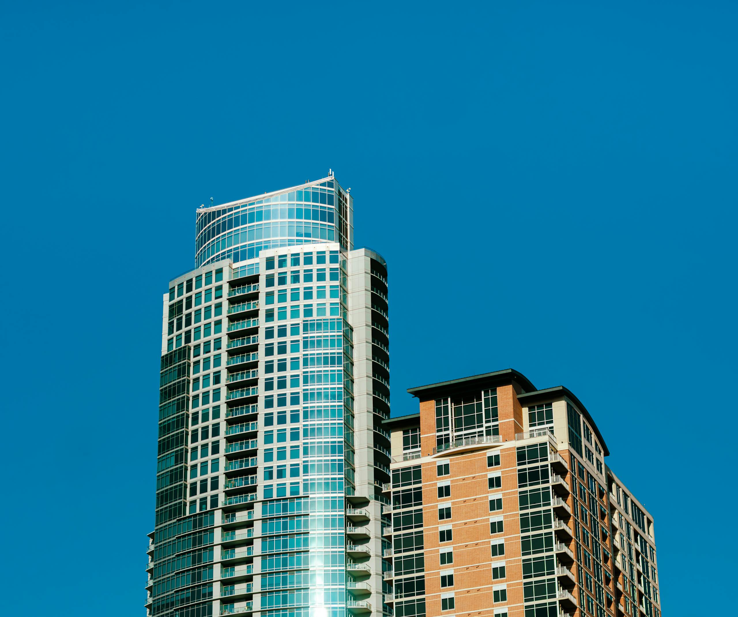 Free stock photo of architecture, blue, blue sky